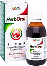 Sirup za iskašljavanje - HerbOral sa jagorčevinom i acerolom