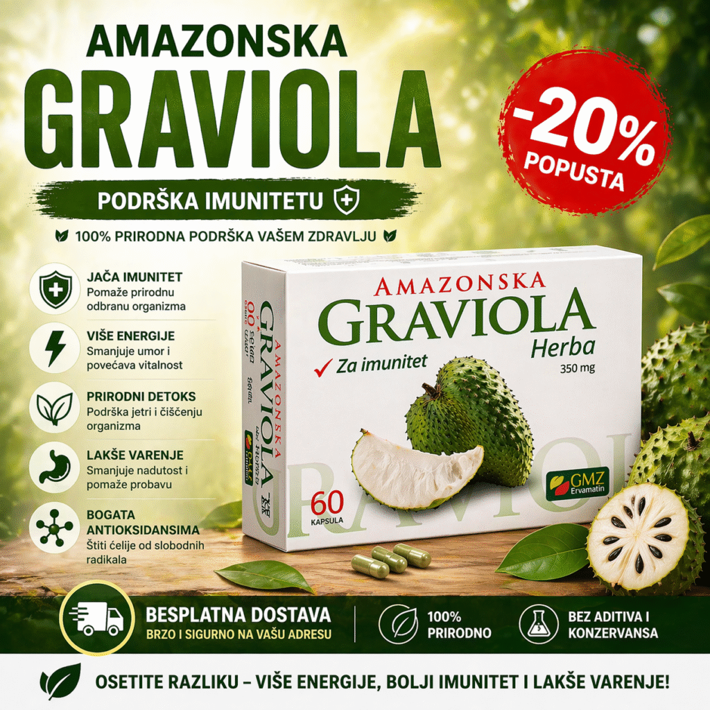 Graviola u kapsulama -20%