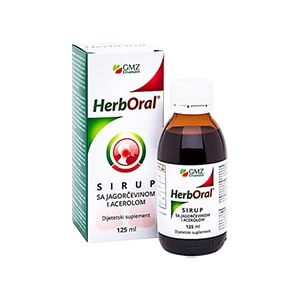 Sirup za iskašljavanje - HerbOral sa jagorčevinom i acerolom