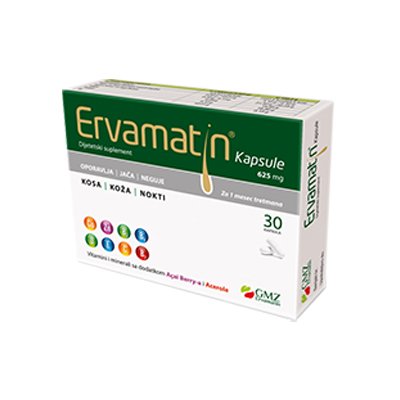 Ervamatin kapsule za rast kose Ervamatin kapsule za rast kose